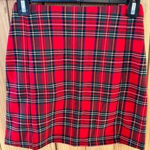 Brandy Melville "Cara" plaid mini skirt- one size fits XS/S EUC!